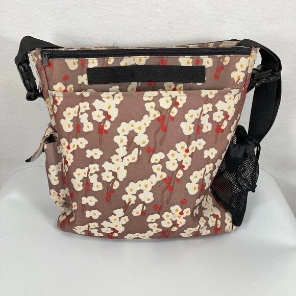 Skip Hop Cherry Blossom Print Messenger Diaper Bag - Picture 3 of 10